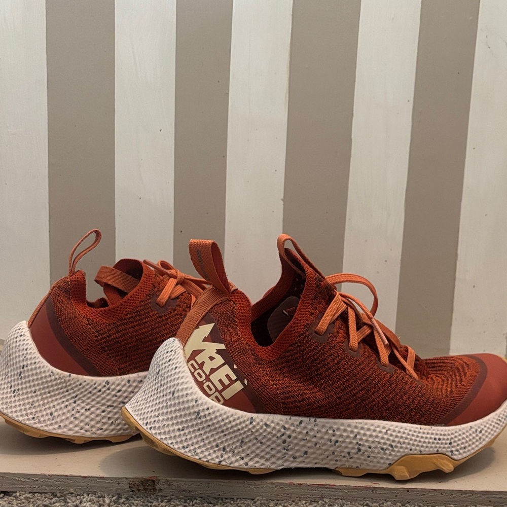 REI Burnt Orange and White Athletic Shoes